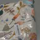 2x6 Washable Hallway Runner Rug: Floral Kitchen Rugs with Non-Slip Backing Vintage Low Pile Entryway Carpet for Living Room Bedroom Ultra Soft Water Resisitant Floor Mat for Bathroom Laudry(2x6,Cream)