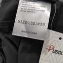 Pudolla Men's Golf Pants Stretch Work Dress Comfy Pants 32" Lightweight Quick Dry Casual Slacks Trousers with Pockets L32.W36