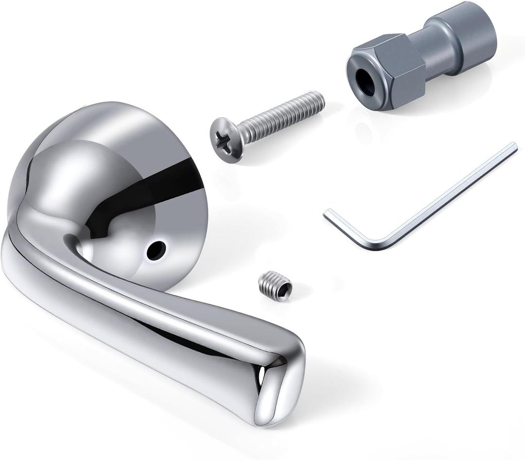 Metal Lever Handle Kit, Compatible with Delta RP74148, Compatible with Delta Foundation Series Single Handle Tub/Shower Faucets(Polished Chrome)