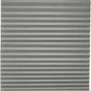 Changshade 6-Pack Pleated Paper Temporary Shades Cordless Light Filtering Cut to Size Temporary Paper Blinds for Indoor Windows of Office, Bedroom, Bathroom, Living Room, 36" W x 72" H, Grey, 36" x 72"-6PC