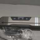 Automatic Food Vacuum Sealer Machine, Beelicious 8-In-1 Food Vacuum Saver with Starter Kits, Pulse Function, Moist & Dry Mode and External VAC for Jars and Containers, Silver Gray