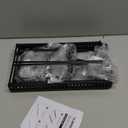 MUDEELA Expandable Pots and Pans Organizer Rack under Cabinet, Pots Lid Organizer Rack for Kitchen Cabinet Organizers and Storage with 12 Adjustable Dividers Cutting Board Holder & Anti-Scratch Strips