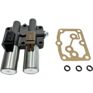 Transmission Dual Linear Shift Solenoid Valve with Gasket Compatible with Honda Accord Odyssey Pilot Ridgeline, Acura MDX RDX RL TL, Replaces 28250-RDK-014 28250RDK014
