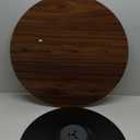 24 inch Small Round Dining Table for 2-4 People, Mid Century Modern Wood Tulip Table for Kitchen, Living Room, Restaurant, Office, Cafe, Walnut