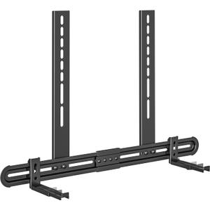 USX MOUNT Universal Soundbar Mount, Sound Bar TV Bracket for Soundbar with Speaker, Fits 2 Installation Options, Removable No-Slip Base Holder Extends 3.46-6.06
