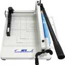 HFS(R) Heavy Duty Guillotine Paper Cutter 400 Sheet Capacity | Solid Steel Construction (A4-12'' Paper Cutter)