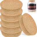 6 PCS Large Cork Bottle Stoppers 3.93x 3.46x 1.18 Inch Tapered Plugs Cork Canning Jar Lids Replacement Corks for Wines, Decorative Bottles, Jars, Arts, DIY Crafts