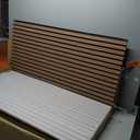 RITOLLO 4 Pack Wood Panels for Wall, 47.2"23.6"0.7" Wood Slat Acoustic Panels for Wall, Soundproof Panels, 3D Fluted Panels for Interior Wall Decor (Natural Walnut)