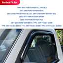 in-Channel Window Visors Rain Guards for 1993-2011 Ford Ranger, Window Vent Wind Deflectors Visors Shades for 1994-2009 Mazda B2300, 1998-2001 Mazda B2500, 1994-2007 Mazda B3000, 2PCS