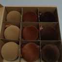 9 PCS Christmas Velvet Balls Flocked Xmas Tree Ball Ornaments Christmas Large Ball Set Xmas Tree Hanging Decoration 4 Inch, 6 Inch (Dark Color, 3.15inch)