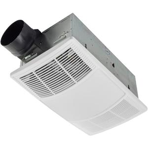 Broan-NuTone Bathroom Exhaust Fan with Heater Quiet 1.5 Sones, 80 CFM and 3-Level CCT Lighting, Powerful Ventilation and Warm Comfort for Any Bathroom