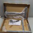 Adjustable Bedside Laptop Desk with Mouse Pad on Wheels, Adjustable Overbed Table, Rolling Computer Stand, Hospital and Home Use (Log Grey)