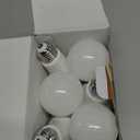 Ultra Efficient 60 Watt Light Bulbs Daylight White, A19 LED E26 Frosted Bulb 5000K 750 Lumens, 30000 Hrs Lifetime, Energy-Efficient 4.9W=60W, Low Heat, Flicker-Free, Non-Dimmable, 6 Pack