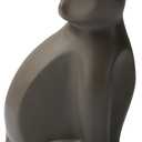 Pet Urns for Cats, Elegant Ceramics Keepsake for Pet Ashes, Small Brown Memorial Box with Seal Kit(10lbs)