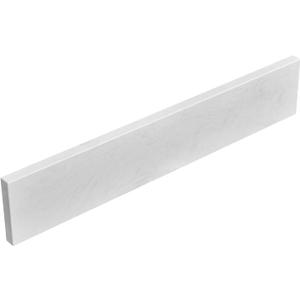 21 in. W x 4 in. H Engineered Stone Sidesplash for Bathroom Vanity Sink Top in Ariston White