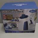 Steam Cleaner, Pressurized Handheld Multi-Surface Natural Steam Cleaner with 12 PCS Accessories & Safety Lock, 350ML Large Capacity, Steamer for Car, Home, Upholstery, Kitchen, Window, Grime, Grease (Blue and White)