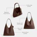 COACH Brooklyn Shoulder Bag 39, B4/Maple, 15.25 x 4.75 x 17 in