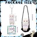 Christmas Stocking Stuffers Adopt Crochet Mummy Knitting Doll Gift with Gift Box Positive Card for Women