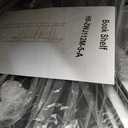 Yusong Ladder Bookshelf, BooksShelf Ladder Shelf, 5-Tier Bookcase for Bedroom, Industrial Book Shelves Storage Rack with Metal Frame for Home Office, Rustic Brown