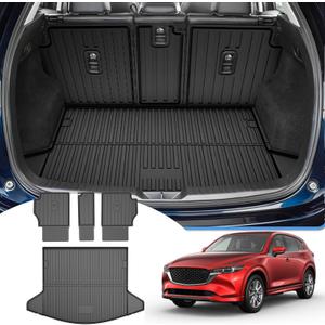 Cargo Liner with Backrest Mat Compatible with 2017-2025 Mazda CX-5 All Weather Protection CX5 Accessories