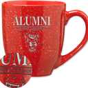 Rico Industries NCAA North Carolina State Wolfpack Alumni 16 oz Team Color Laser Engraved Speckled Ceramic Coffee Mug