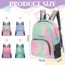 Patelai 48 Pcs 17" Backpacks in Bulk for Kids Wholesale Back Pack Lightweight Bookbags for Boys Girls School Outdoor Travel(Blurred Color), Gradient Color