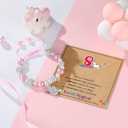 UPROMI Birthday Gifts for 3-12 Year Old Girl Unicorn Bracelet, Christmas Gifts for Daughter/Granddaughter/Niece