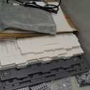 Indestructible Heated Cat House for Outside, Large Heated Outdoor Cat House 100% Weatherproof with Escape Door, Outdoor Cat Shelter for Multiple Cats Feral Stray Kitty, 21.7"x17"x17.5"