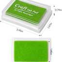 SPOTJINNYUU 15 Color Craft Ink Pad for Stamps, Paper, Wood Fabric,Craft Ink Pad for DIY Stamps on Paper Wood Fabric