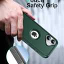Magnetic for iPhone 17 Case, Compatible with Magsafe,2X Screen Protector,Military-Grade Protection, Drop-Proof Phone Cover for iPhone 17 6.3 inchs, Green-Hollow