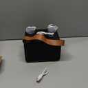 Karaoke Machine,Portable Bluetooth Speaker with 2 Wireless Microphone for Adults & Kids with LED Lights, Karaoke Microphone with PA System Supports USB/TF/AUX,Gift for Party (Black)