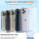 2 x DEERLAMN Clear Case for iPhone 12 Pro Max 6.7-Inch, [Not Yellowing] [Anti-Scratch] 8ft Multi-Drop Protection Slim Clear Phone Case with Shockproof Bumper, Clear