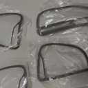 Voodonala for Dodge Challenger 2015-2024 Center Console Air Condition Outlet Vent Trim Accessories for Dodge Challenger 2015 2016 2017 2018 2019 2020 2021 2022 2023 2024(Red, 4ps)