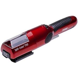 Pro - Original Professional Beauty Tool - Cordless Split End Hair Trimmer for Damaged, Dry, Brittle, Frizzy, Curly or Straight Hair (Red, Professional Kit)