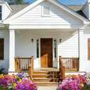 Grunyia Artificial Flowers 16Pcs Realistic Fake Pansy Silk Flowers UV Resistant for Outdoors, Lifelike Faux Pansies for Planters, Window Boxes, Spring Home Decor (White & Pink)