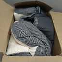 Bedsure Orthopedic Dog Bed Medium Size Dogs - Washable Medium Dog Cat Bed Waterproof, Comfort Pet Couch Sofa with Washable Removable Cover, Pets Bed with Nonskid Bottom, Black, 28"