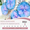 Bsrezn 1000g UV Resin Hard with Mica Powders of 6 Colors for Jewelry Making and Crafting (1000g x 1)
