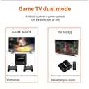 Retro Game & TV Super Console,with 40,000+ Games, Compatible with 40+ emulators, Game Emuelec 4.5/TV Android 9.0 Dual System, Supports 1080P,BT5.0 (128GB(40000+Games)