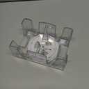 Canasta Card Holder - 6 Deck Plastic Revolving Card Game Holder Playing Cards Tray Rotating 360 Organizes Multiple Decks for Canasta, Poker and More | Lightweight, Durable with Smooth Rotation