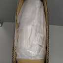 EASELAND Twin Size Down Alternative Comforter - Quilted Duvet Insert for All Seasons, Soft Lightweight with Corner Tabs, Summer Winter Warm Bedding, White 6488 Inches