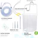 TopQuaFocus 2 Quart Enema Bucket Kit Anti-Backflow Coffee Enema BPA-Free Colon Cleansing Set with 6 Tips for Men Women Home Use, Premium Quality Coffee & Water Colon Cleanse Kit 2L Reusable