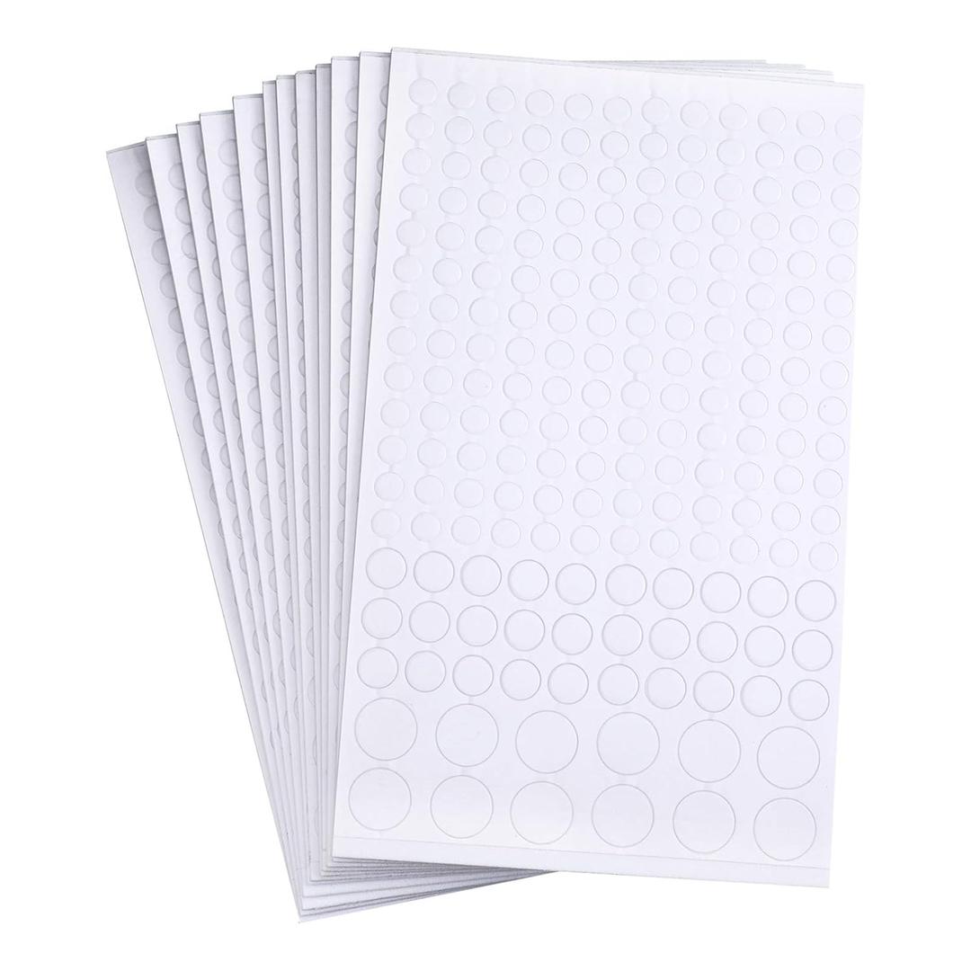 Outus 2376 Pieces Foam Round Dots Double -Sided Adhesive 3D Craft Foam Tape for DIY Handmade Crafts, Card Making or Office Supplies, 12 Sheets, 3 Sizes (0. 24 Inch & 0. 31 Inch & 0. 47 Inch)