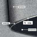 Yancorp 2.46'X4'Ultra Thin Big Bathroom Rugs,Low Profile Bath Mat Non Slip Fit Under Door Absorbent Shower Sink Washable Large Indoor Door Mat Entrance