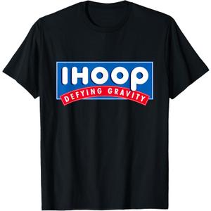 Ihoop I Hoop Defying Gravity - Basketball & Basketballer T-Shirt Small