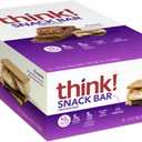 think! Protein Bars with Chicory Root for Fiber Snack Bars, 1.4 Oz