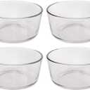 Pyrex 7201 4-Cup Glass Bowl (4-Pack)