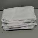 2pcs White Flat Fitted Sheets Bed Sheets 16x16"