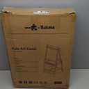 3-in-1 Kids Art Easel Set, Height Adjustable Magnetic Whiteboard & Chalkboard with Painting Paper Roll, Wooden Dual-Sided Art Station for Toddlers & Children Ages 3-8 (Art Supplies Included)