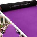 Boao 20 x 2.3 ft Neoprene Carpet Runner Reusable Plastic Floor Runner Non Slip Rubber Backed Rugs for Hallway Aisle Carpet Roll for Wedding Party Decor Prom Business Outdoor(Purple)