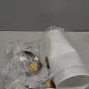 Yosoan Brass White Fabric Shade Wall Sconce Set of 2, Vintage Industrial Hardwired Gold Boho Wall Mounted with Long Cone Cloth Shade for Bedroom Living Room Aged Vanity Loft(Antique)